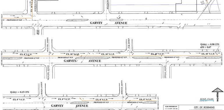 Sewer Main Design Project @ City of Rosemead, CA